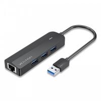   Vention USB 3.0 M/Gigabit Ethernet RJ45 F+OTG  3xUSB  - 0.15