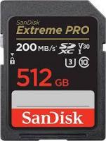   SDXC 512GB SanDisk Extreme Pro UHS-I Class 3 (U3) V30 200/140 MB/s SDSDXXD-512G-GN4IN