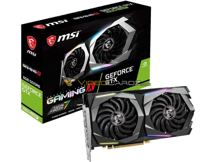   GeForce GTX 1660 Super   MSI       