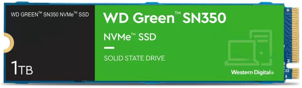  SSD 1Tb WD Green SN350 (WDS100T3G0C)
