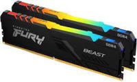  2x16GB Kingston Fury Beast RGB KF426C16BB12AK2/32 , DDR4,  2666MHz, PC4-21300, CL16, DIMM 288-pin, 1.2 , dual rank, Ret