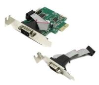  ORIENT XWT-PE2SLP, PCI-Ex1 to COM 2-port (WCH CH382) Low Profile , RTL (30256)