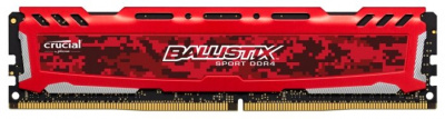   16Gb DDR4 2666MHz Crucial Ballistix Sport LT (BLS16G4D26BFSE)