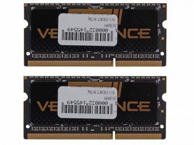     SO-DDR3 8Gb(2x4Gb) PC12800 1600MHz Corsair CMSX8GX3M2A1600C9