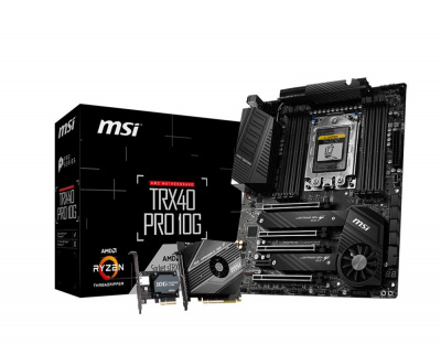   MSI AMD TRX40 STRX4 ATX TRX40 PRO 10G