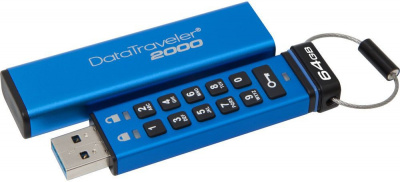USB Flash  64Gb Kingston  DataTraveler 2000 Blue (DT2000/64GB)