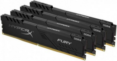   32Gb DDR4 2400MHz Kingston HyperX Fury (HX424C15FB3K4/32) (4x8Gb KIT)