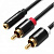   Jack 3,5 mm F/2RCA M Vention VAB-R01-S100 - 1 