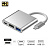 - ORIENT C028, USB3.1 Type-C (DisplayPort Alt mode) -> HDMI+USB 3.0+PD(Type-C), 4K@30Hz, 0.15 ,  (31062)