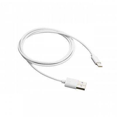 Type C/USB, cable length 1m, White CANYON  CNE-USBC1W	