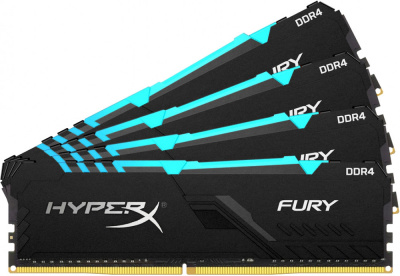  32Gb DDR4 3000MHz Kingston HyperX Fury RGB (HX430C15FB3AK4/32) (4x8 KIT)