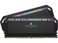   Corsair DDR5, 5600MHz 64GB 2x32GB DIMM, Unbuffered, 40-40-40-77, OC PMIC, XMP 3.0, DOMINATOR PLATINUM RGB DDR5 Black Heatspreader, RGB