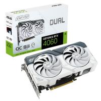  RTX4060 8GB Asus (DUAL-RTX4060-O8G-WHITE) 8GB GDDR6 128-bit DPx3 HDMIx1 2FAN WHITE RTL