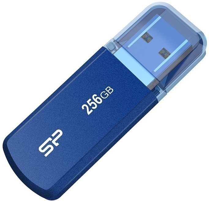 USB Flash  256Gb Silicon Power Helios 202 Blue SP256GBUF3202V1B USB Flash, 256 , USB 3.2 Gen 1