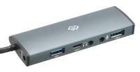 USB- Digma HUB-2U3.0AU-UC-G