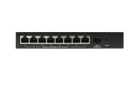  PoE- ORIGO OS1209P/80W, 8x100Base-TX PoE+, 1x1000Base-X SFP, PoE- 80 