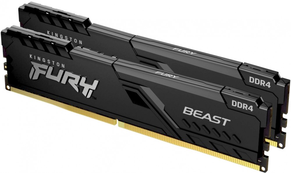   32Gb Kingston Fury Beast DDR4 3733MHz  (KF437C19BB1K2/32) (2x16Gb KIT) retail