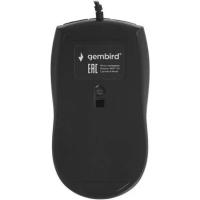 Gembird MOP-110 Black {����, USB, ������, 3 ������,  1000 DPI, ������ 1.8�}