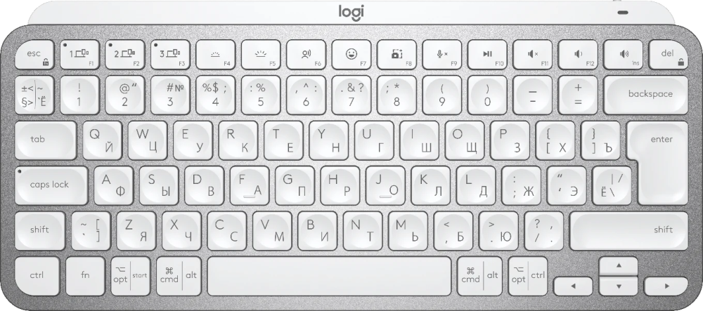  Logitech MX Keys Mini Pale Gray