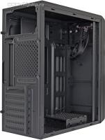 Exegate EX283071RUS  Miditower ExeGate XP-332 Black, ATX, <XP400, Black,120mm>, 2*USB, Audio