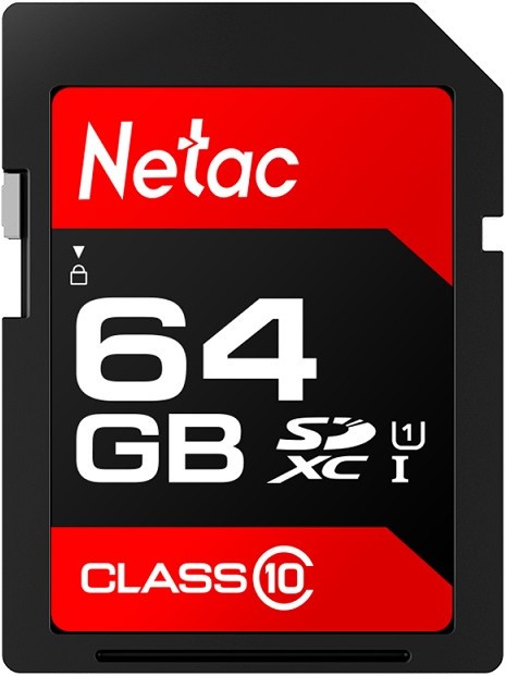   64Gb Netac P600 SDXC (NT02P600STN-064G-R), Retail version