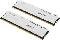������ ������ DDR 5 DIMM 64Gb PC51200, 6400Mhz, Kingston FURY Beast White EXPO CL32 (Kit of 2) (KF564C32BBEK2-64)