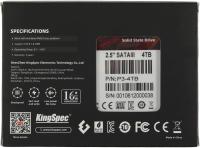 SSD- 4.0Tb KingSpec P3 Series (P3-4TB)  (2.5", SATA3, up to 580/500MBs, 3D NAND, 1920TBW)