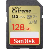   SD 128GB SanDisk SDXC Class 10 V30 UHS-I U3 Extreme 180MB/s