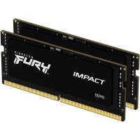   Kingston 32GB 6400MT/s DDR5 CL38 SODIMM (Kit of 2) FURY Impact XMP (KF564S38IBK2-32)