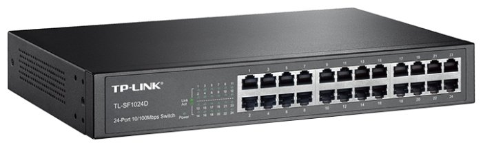 TP-Link TL-SF1024D 24-портовый 10/100 Мбит/с настольный/монтируемый в стойку коммутатор SMB
