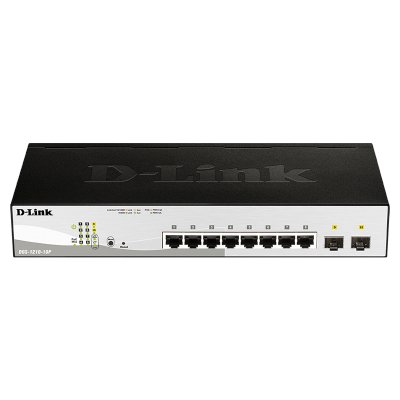   D-Link DGS-1210-10P-FL1A 8G 2SFP 8PoE+ 65W 