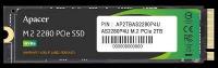  Apacer SSD AS2280P4U 2TB M.2 2280 PCIe Gen3x4, R3500/W3000 Mb/s, 3D NAND, MTBF 1.8M, NVMe, 1300TBW, Retail, 5 years AP2TBAS2280P4U-1