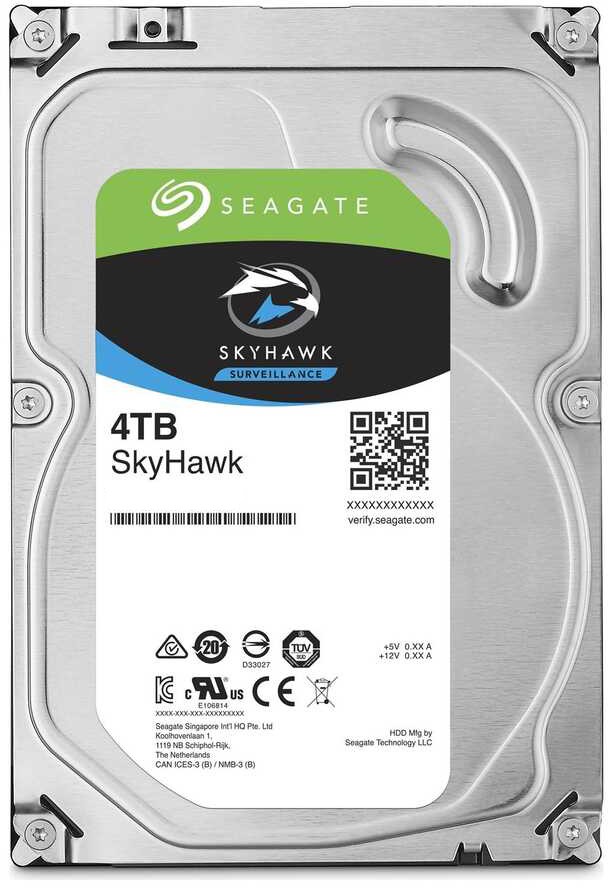 Ƹ  4Tb SATA-III Seagate SkyHawk Surveillance (ST4000VX013)