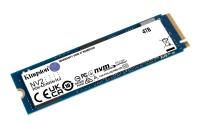    Kingston SSD NV2, 4000GB, M.2(22x80mm), NVMe, PCIe 4.0 x4, 3D TLC, R/W 3500/2800MB/s, TBW 1280, DWPD 0.3 (SNV2S/4000G)