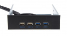   Exegate U5H-614, 5.25", 2USB + 2USB 3.0 EX269460RUS