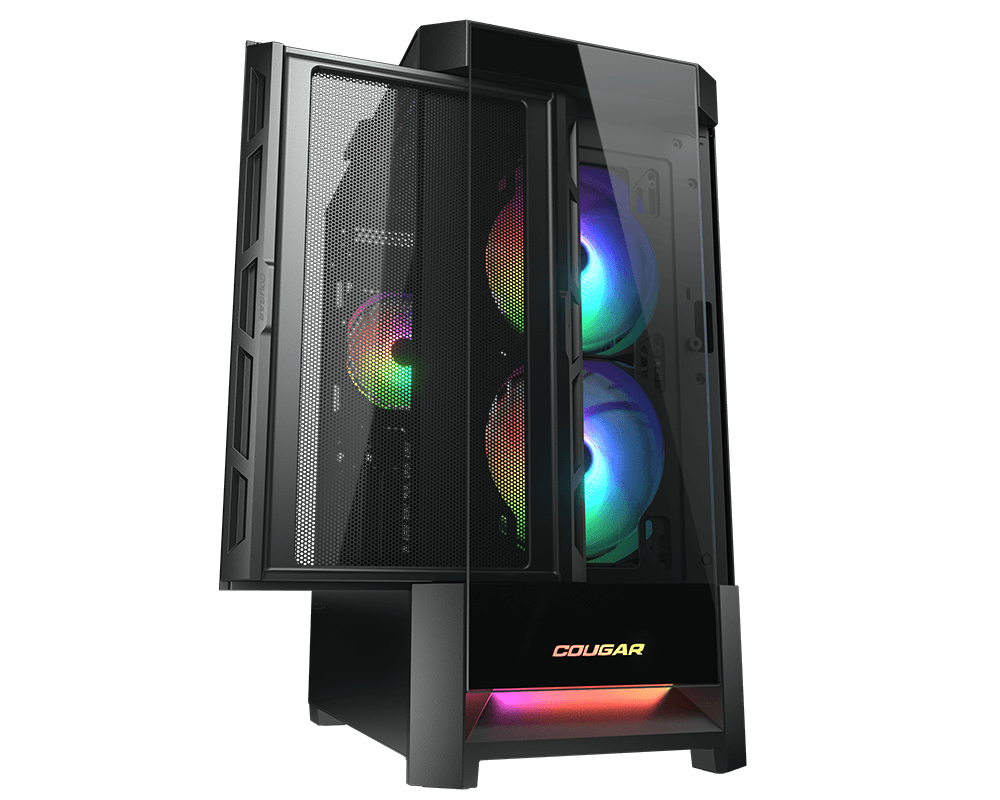 Cougar duoface. Корпус cougar Duoface. Cougar Duoface RGB. Cougar mx670 RGB. Корпус cougar Airface RGB Black черный.