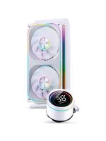 �������� �������� ���������� JONSBO TH-240 White LGA 1700/1200/115X/AM5/AM4 (TDP 260W, ARGB FAN and PUMP, PWM, DUAL FAN 120mm, �����) RET