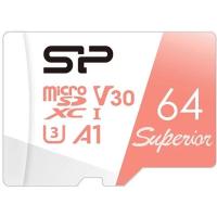   64Gb MicroSD Silicon Power Superior (SP064GBSTXDV3V20)