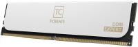   DDR5 TEAMGROUP T-Create Expert 96GB (2x48GB) 6400MHz CL32 32-39-39-84  CTCWD596G6400HC32ADC01  White