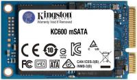  SSD mSATA Kingston 512Gb KC600 Series SKC600MS/512G (SATA3, up to 550/520Mbs, 90000 IOPS, 3D TLC, SM2259)