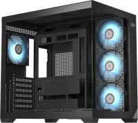 Корпус без блока питания PCCooler C3T700 ARGB BK, Midi-Tower
