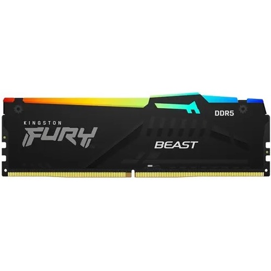   Kingston DDR5 32Gb 5200MHz pc-41600 Fury Beast RGB Black CL40 (KF552C40BBA-32)