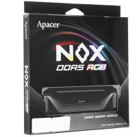   Apacer  DDR5  32GB  6800MHz DIMM NOX RGB Black Gaming Memory  Kit 2x16GB Retail AH5U32G68C592NBAA-2