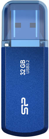 USB Flash  32Gb Silicon Power Helios 202 Blue (SP032GBUF3202V1B)