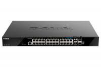  L3 PoE- D-Link DGS-1520-28MP/A1A, , 20x1000Base-T, 4x2.5GBase-T, 2x10GBase-T, 2x10GBase-X SFP+