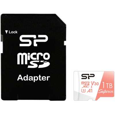    1TB Silicon Power Superior A1 microSDXC Class 10 UHS-I U3 100/80 Mb/s (SD ) (SP001TBSTXDV3V20SP)