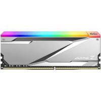 Память DDR 5 DIMM 32Gb (16Gbx2) 6400Mhz, Netac Z NTZED5P64DP-32S RGB DDR5-6400 32GB (16GB x 2) C32 Silver, с радиатором