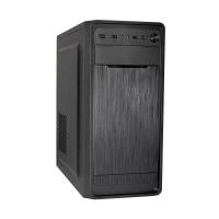 Exegate EX283072RUS  Miditower ExeGate XP-332 Black, ATX, <XP450, Black,120mm>, 2*USB, Audio