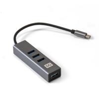 USB-Хаб (концентратор) ExeGate DUB-4TC серебристый