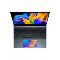 Ноутбук Asus Zenbook 14X OLED UX5400EG-KN185T (90NB0T83-M001L0) Pine grey Core i7-1165G7/16G/512G SSD + 32G/14" OLED WQXGA+ (2880x1800)/NV MX450 2Gb/WiFi/BT/ScreenPad/Win10